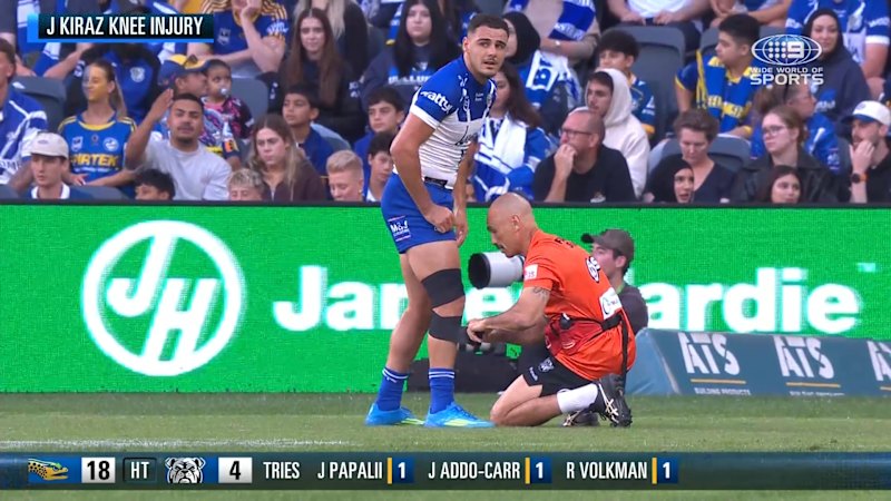 Kiraz 'struggling' with knee issue