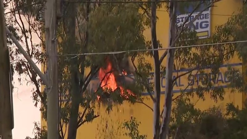 South-west Sydney storage blaze continues to rage on