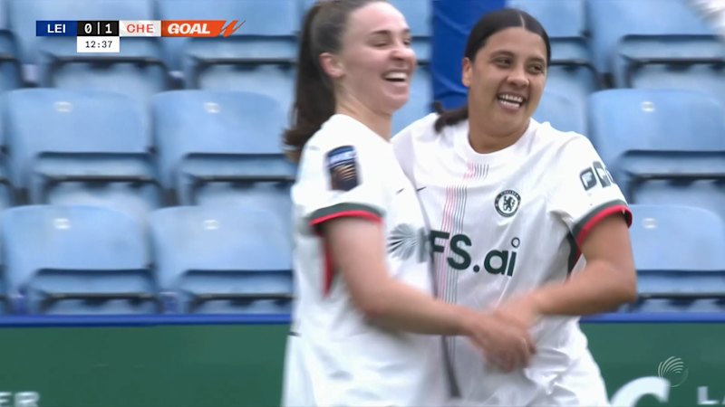 Sam Kerr savours historic Chelsea goal