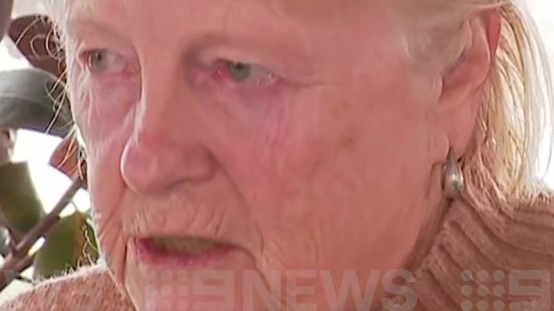 Hero grandmother overcome by emotion retelling AFL icon story