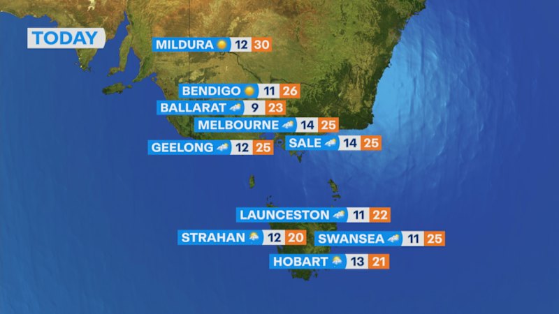 National weather forecast for Wednesday February 18