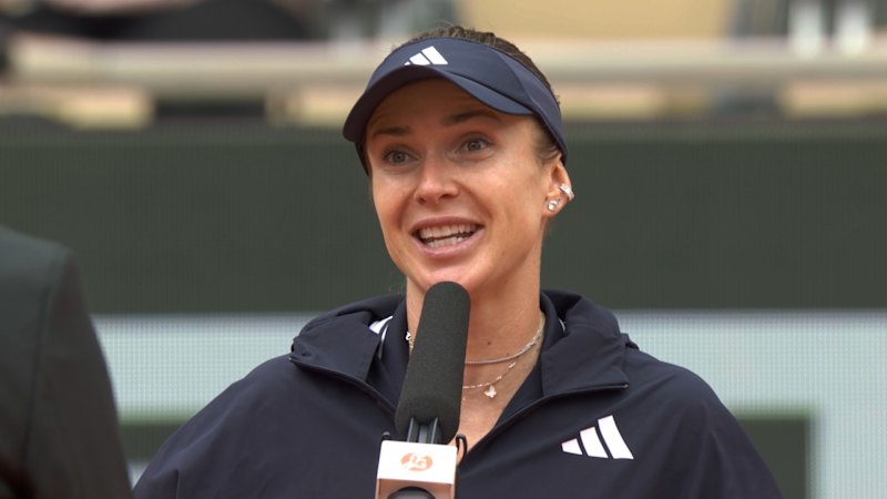 Svitolina beams as Ukraine locks in semi-final appearance