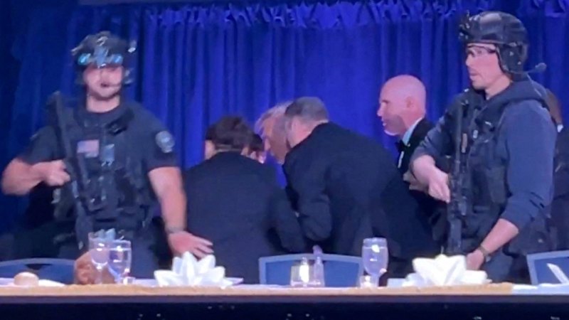 Trump safe after shots fired outside Correspondents’ Dinner ballroom