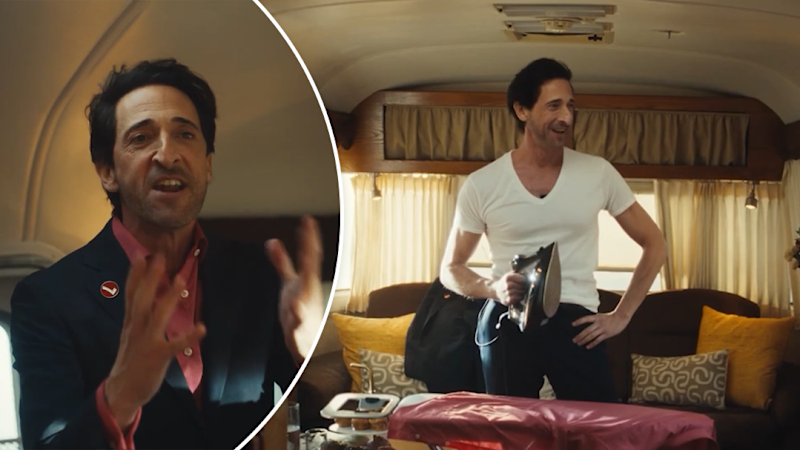 Adrien Brody stars in Super Bowl ad