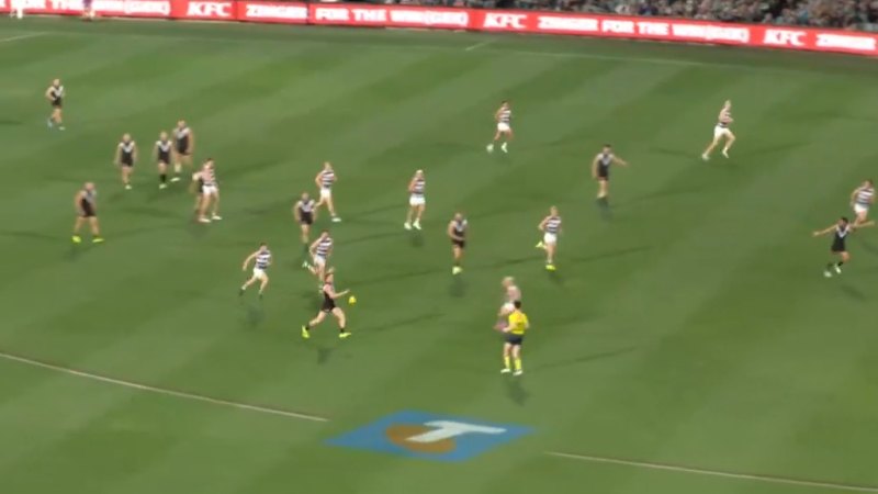 Power star kicks ripping goal after pressure effort