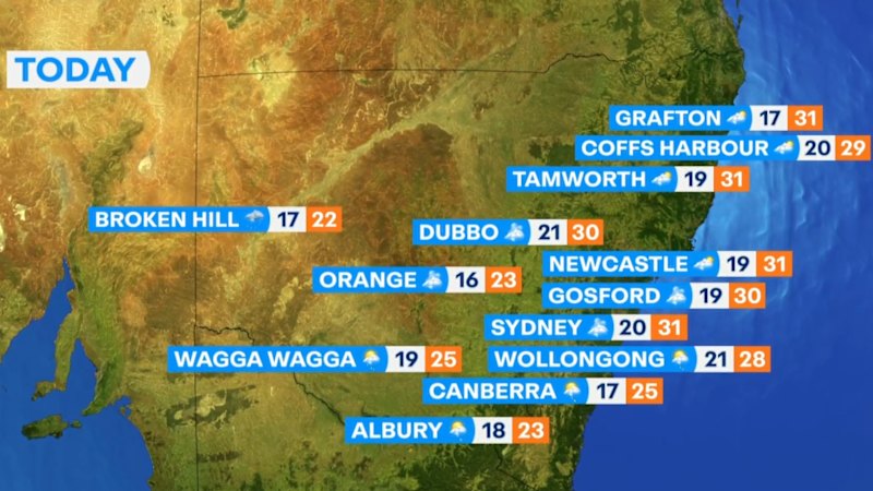 National weather forecast for Tuesday 17 March