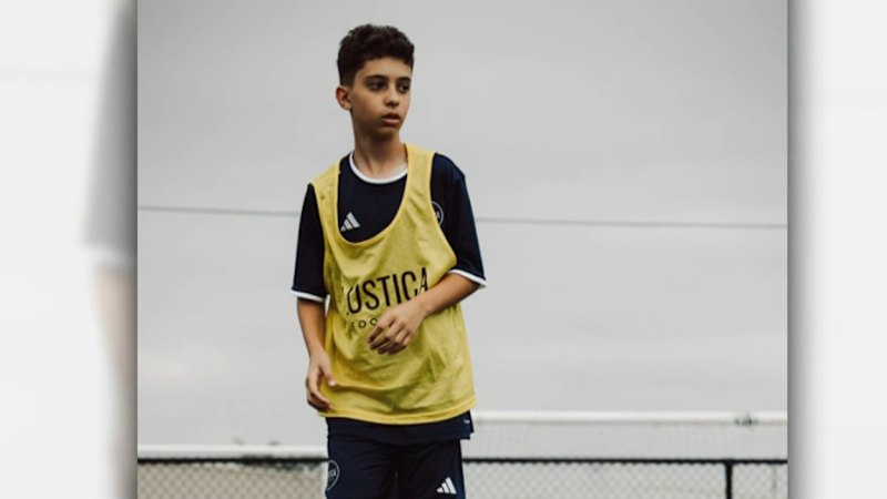 Football academy praises student who became trapped under train