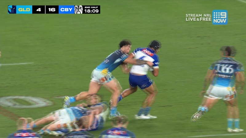 NRL Highlights: Titans v Bulldogs - Round 17