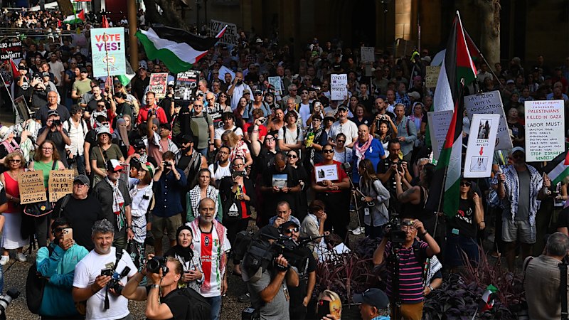 Our reporters were at the protest. This is the moment it turned violent