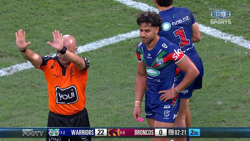 Freddy fumes over sin bin