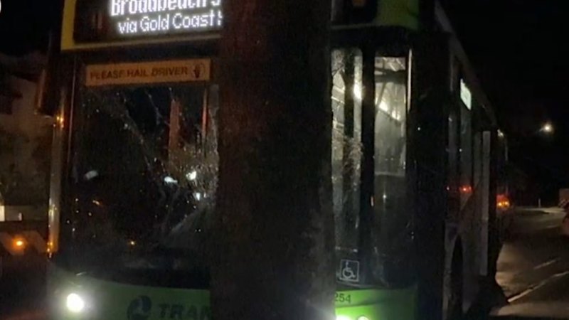 Gold Coast bus crashes after being ambushed by e-bike riders