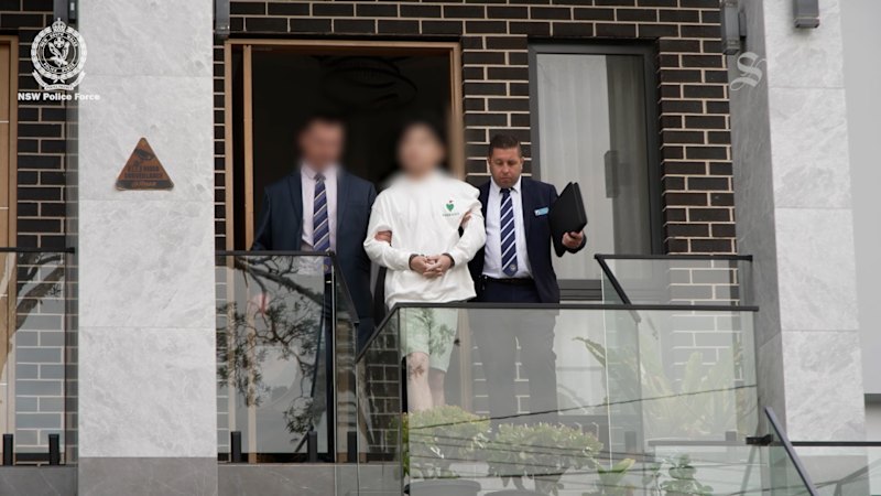 Financial crimes squad detectives arrest Andrew W Hu at his Dundas Valley home