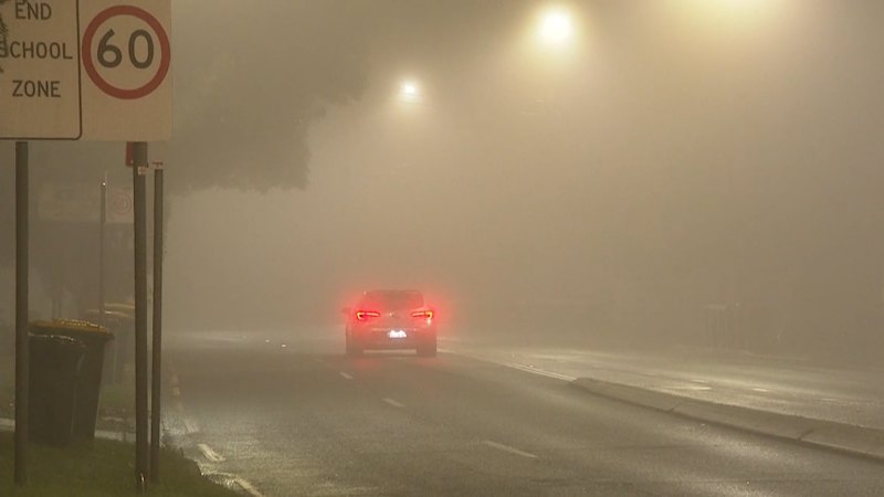 Sydney wakes to thick fog