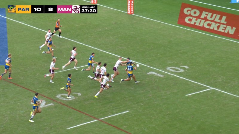 Walker produces flick pass for the ages
