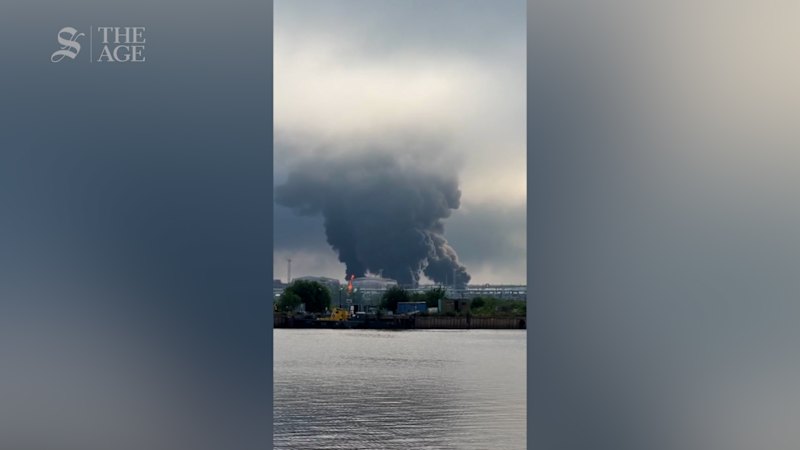 Ukraine strikes St Petersburg oil terminal