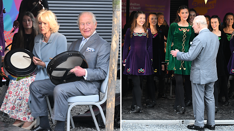 King and Queen immerse in Irish culture