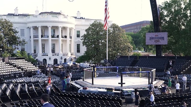 Stage set for White House UFC fight