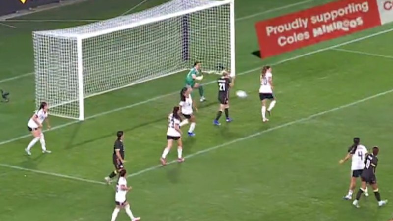 Kennedy's certain goal denied by teammate