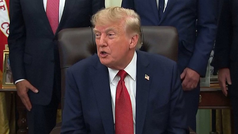 Trump makes Greenland vow as he bans media outlets