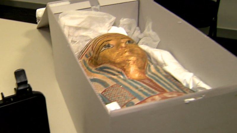 Man charged over museum heist after precious Egyptian artefacts allegedly found in camper