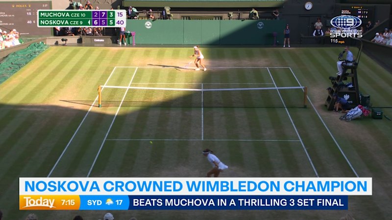 Young gun conquers Wimbledon