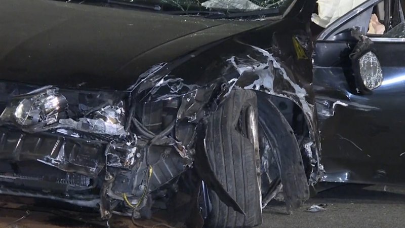 Driver smashes into two parked cars before running away in Sydney’s west
