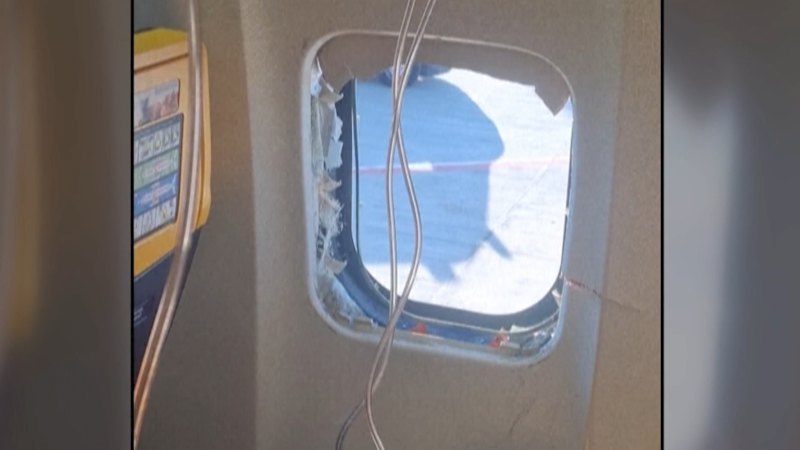 RyanAir passenger partially sucked out of plane was stuck for two minutes