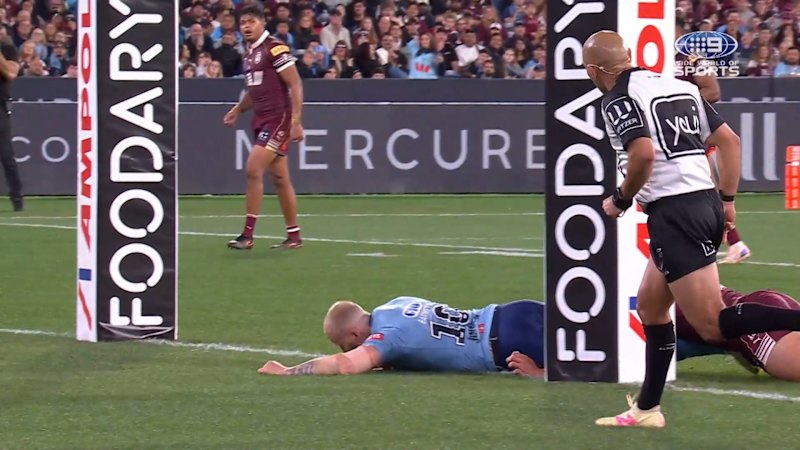Consolation try for a beaten-down NSW Blues