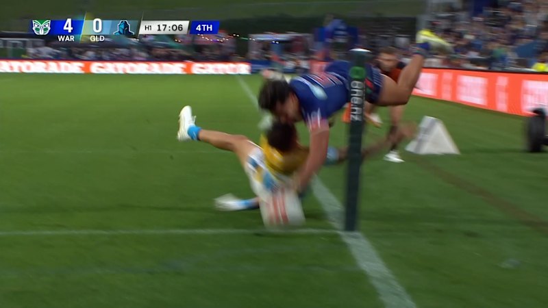 Warriors winger's stunner against old side