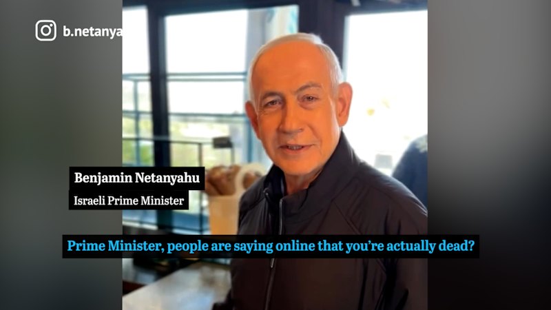 Netanyahu in video after death rumours