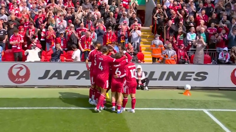 Gravenberch fires Liverpool in front