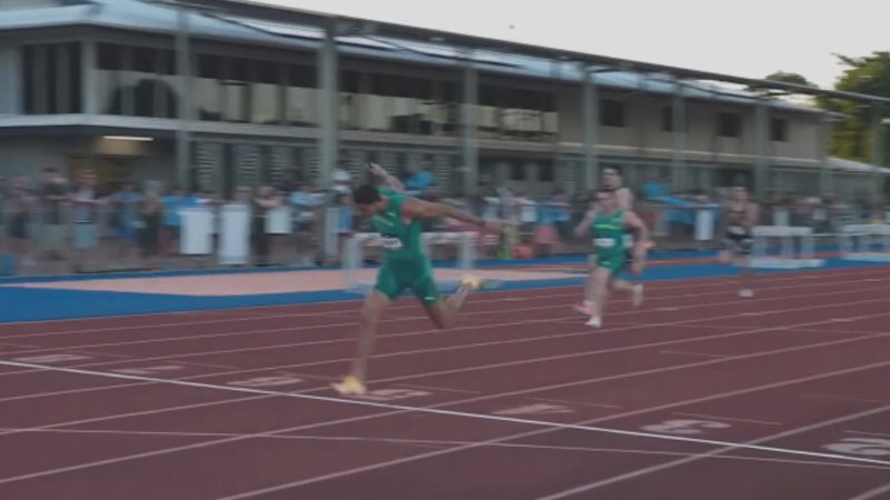 Aussie sprint gun blitzes 200m final