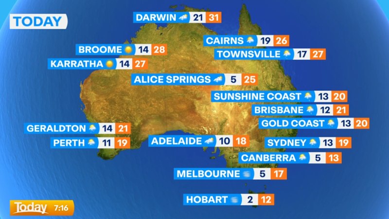 The National Weather Forecast for Sunday, June 28