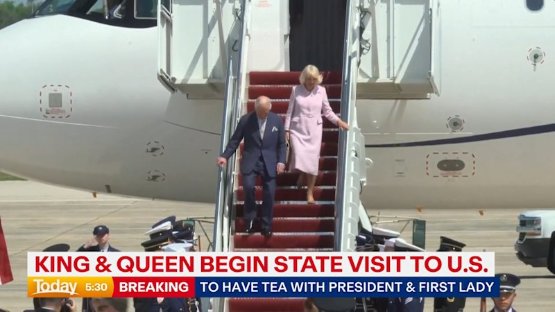 King and Queen begin visit to United States