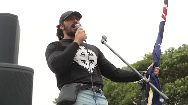 Man behind bars after alleged antisemitic Australia Day speech