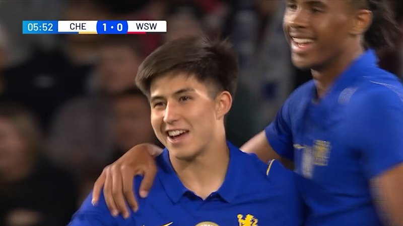 New Chelsea signing scores in sixth minute