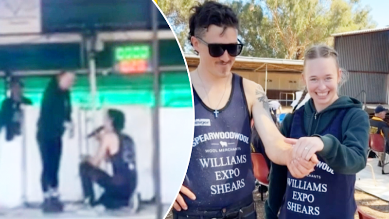 WA man pulls of the 'most Aussie proposal ever'