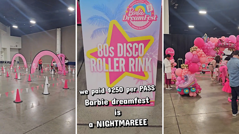 Angry parents share videos of underwhelming Barbie Dream Fest event