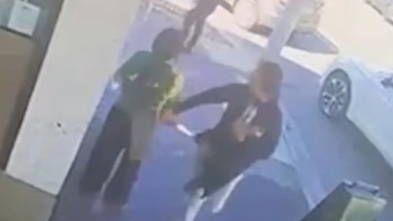 Waitress injured after random attack