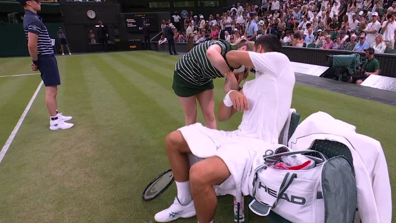 Djokovic pranks ballgirl in Wimbledon win