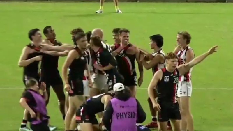 St Kilda youngster in huge trouble for swinging arm