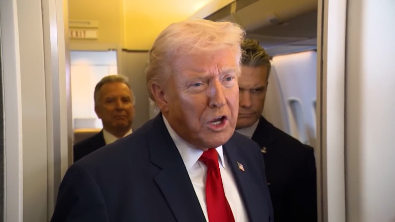 Trump says he believes Iran, not the US, bombed the girls’ school.