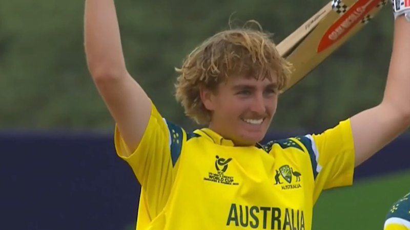 Aussie young gun hits record-breaking century