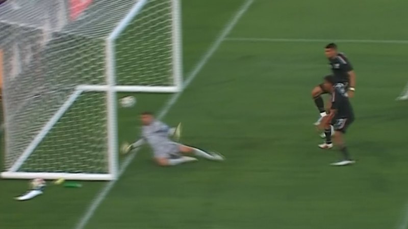Mexico take lead with header