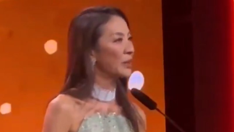 Michelle Yeoh's emotional speech at Berlinale