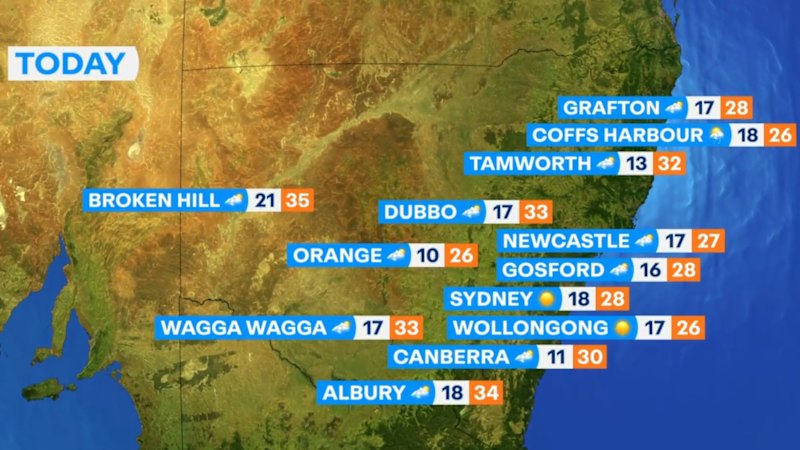 National weather forecast for Tuesday February 17