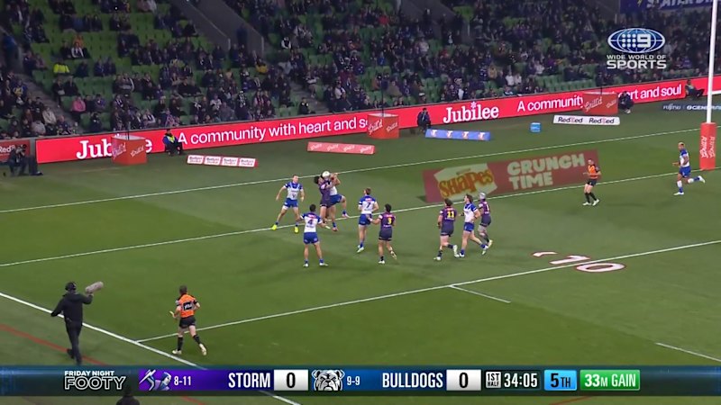 Leo rises above the pack to score