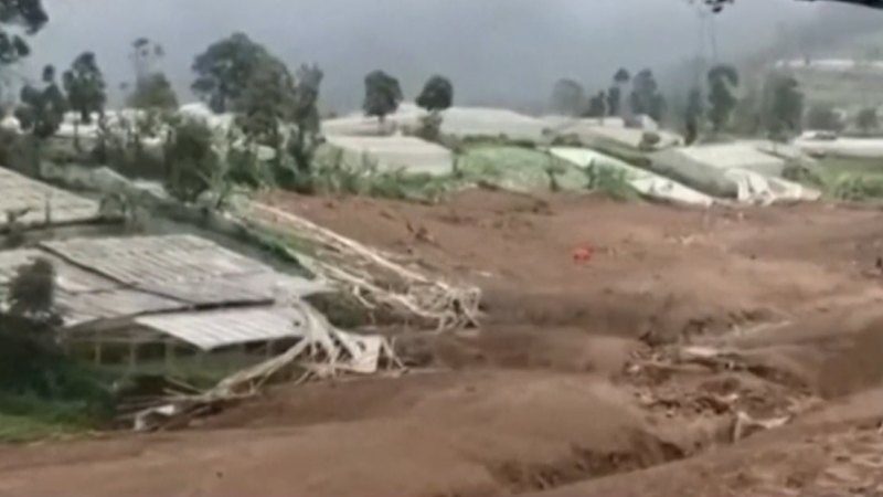At least seven dead, more than 80 missing in Indonesian landslide