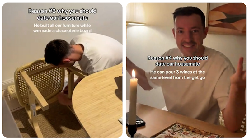 Housemates pitch single friend Tom in hopes of ‘finding him a wife’
