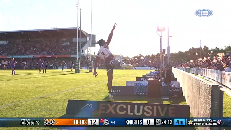 Tigers back's miracle ball leads to double